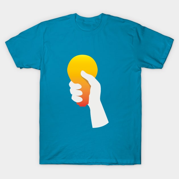 Demos Light Bulb T-Shirt by AwesomeSaucer